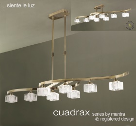Cuadrax AB Wall Lights Mantra Contemporary Wall Lights Cuadrax AB Wall Lights Mantra Contemporary Wall Lights
